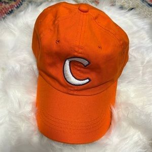 Clemson baseball cap one size fits most orange and purple